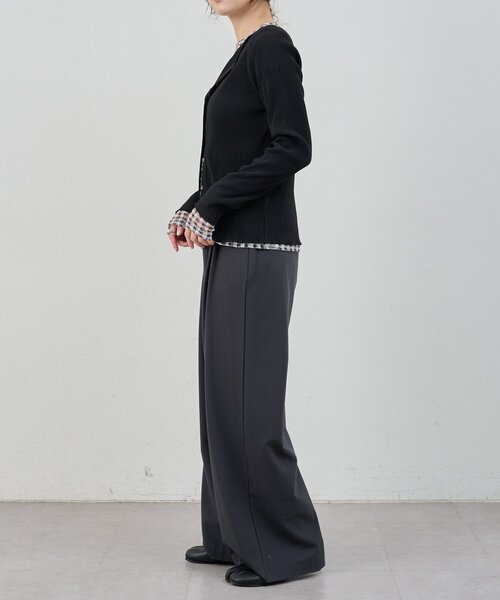 SHENERY（シーナリー）の「レースチェックプルオーバー（Tシャツ/カットソー・レディース・ブルー/ブラック・FREE）」の8枚目の写真