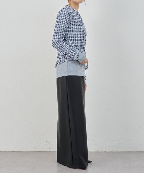 SHENERY（シーナリー）の「レースチェックプルオーバー（Tシャツ/カットソー・レディース・ブルー/ブラック・FREE）」の17枚目の写真