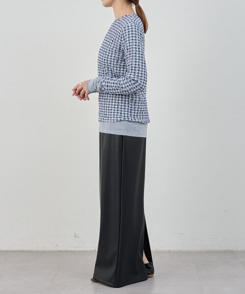 SHENERY（シーナリー）の「レースチェックプルオーバー（Tシャツ/カットソー・レディース・ブルー/ブラック・FREE）」の20枚目の写真