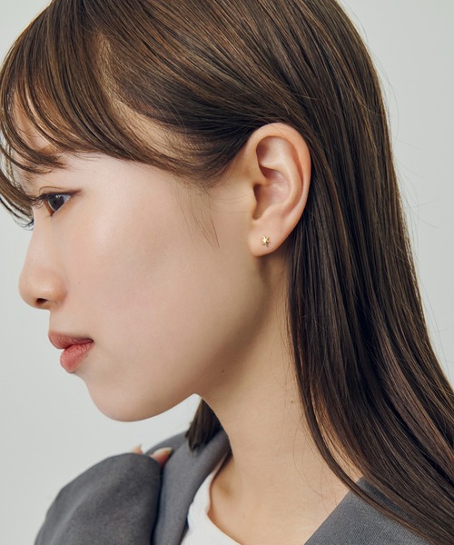 GOLDY(ゴールディ)の「【金属アレルギー軽減】プチ アスタリスク ステンレス ピアス(ピアス(両耳用)・レディース・ゴールド/シルバー・FREE)」の10枚目の写真