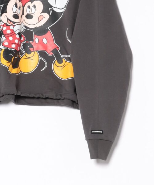 Little sunny bite（リトルサニーバイト）の「littlesunnybite/リトルサニーバイト/DISNEY mickey&minnie sweat（スウェット・レディース・ホワイト/ブラック・M/S）」の4枚目の写真