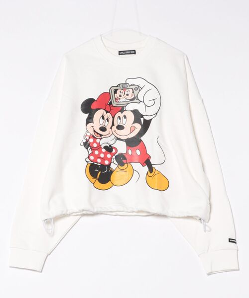 Little sunny bite（リトルサニーバイト）の「littlesunnybite/リトルサニーバイト/DISNEY mickey&minnie sweat（スウェット・レディース・ホワイト/ブラック・M/S）」の17枚目の写真