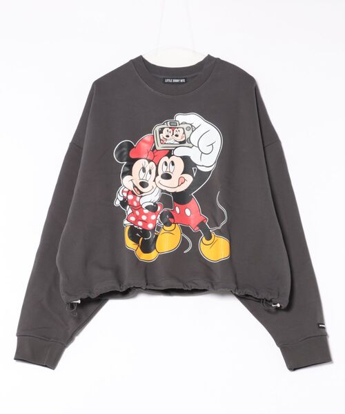 Little sunny bite（リトルサニーバイト）の「littlesunnybite/リトルサニーバイト/DISNEY mickey&minnie sweat（スウェット・レディース・ホワイト/ブラック・M/S）」の16枚目の写真