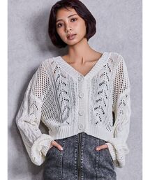 GYDA | 2WAYメッシュブリーチニットトップス(ニット/セーター)