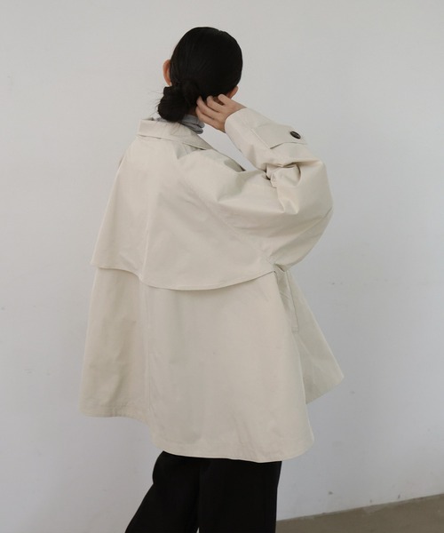hellam スタンドカラーケープトレンチコート hellam｜スタンドカラーケープトレンチコート | Rakuten Fashion(楽天