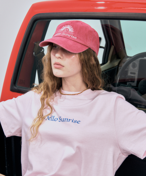 HELLO SUNRISE(ハローサンライズ)の「Washed OG Logo Ball Cap_Vintage Pink(キャップ・レディース・その他・OS)」の7枚目の写真