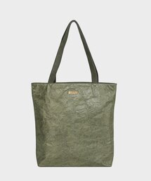 WALLAROO（ワラル）の「ワラル プレミアム エコバッグ ニュースクエア カーキ（エコバッグ/サブバッグ）」