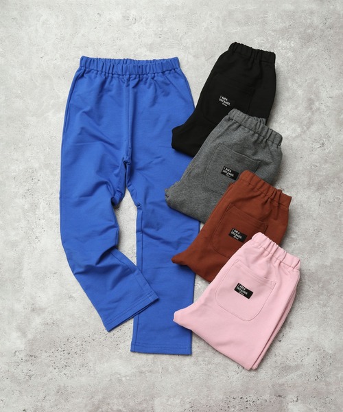 DILASH（ディラッシュ）の「【ラクのび♪】のびのびストレッチパンツ（ミニ裏毛）（その他パンツ・キッズ・ブラウン/ブラック/グレー/ブルー/ピンク・80/130/120/110/100/90）」の4枚目の写真