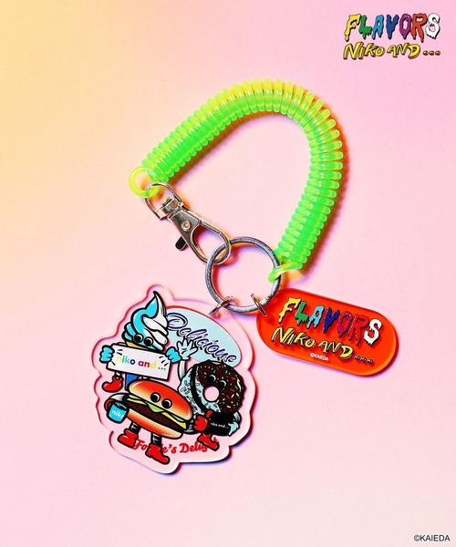 FLAVORS】コラボ キーホルダー（キーホルダー）｜niko and