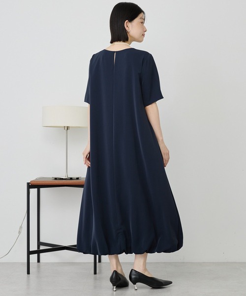 AMERICAN HOLIC(アメリカンホリック)の「【イージーケア】バルーンワンピース(ワンピース・レディース・ブラック/ネイビー・L/M)」の4枚目の写真