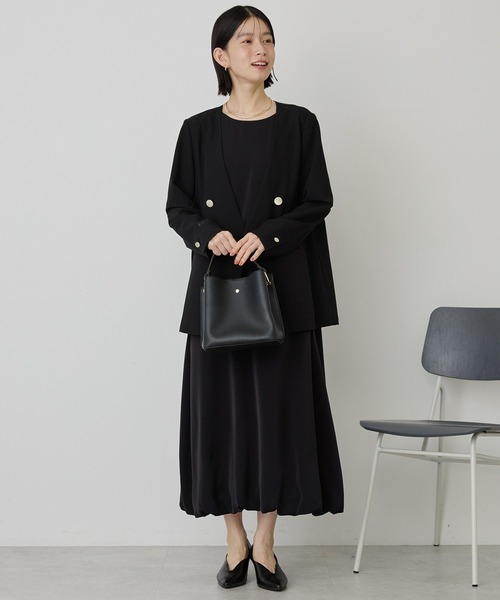 AMERICAN HOLIC(アメリカンホリック)の「【イージーケア】バルーンワンピース(ワンピース・レディース・ブラック/ネイビー・L/M)」の10枚目の写真