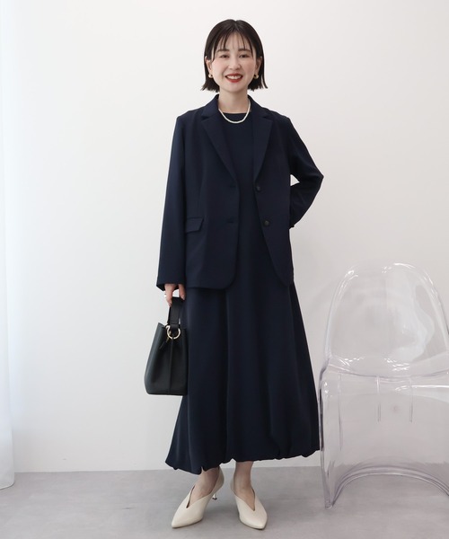 AMERICAN HOLIC(アメリカンホリック)の「【イージーケア】バルーンワンピース(ワンピース・レディース・ブラック/ネイビー・L/M)」の13枚目の写真