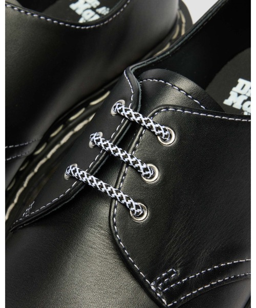 Dr. Martens(ドクターマーチン)の「Dr. Martens/ドクターマーチン 1461 BEX ホワイトダブルステッチ 3 ホール シューズ 43033001(その他シューズ・メンズ・ブラック・UK3/UK4/UK5/UK6/UK7/UK8/UK9/UK10/UK11)」の10枚目の写真