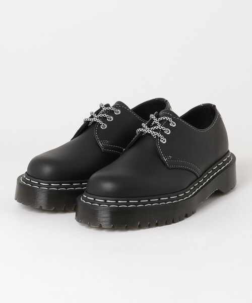 Dr. Martens(ドクターマーチン)の「Dr. Martens/ドクターマーチン 1461 BEX ホワイトダブルステッチ 3 ホール シューズ 43033001(その他シューズ・メンズ・ブラック・UK3/UK4/UK5/UK6/UK7/UK8/UK9/UK10/UK11)」の4枚目の写真