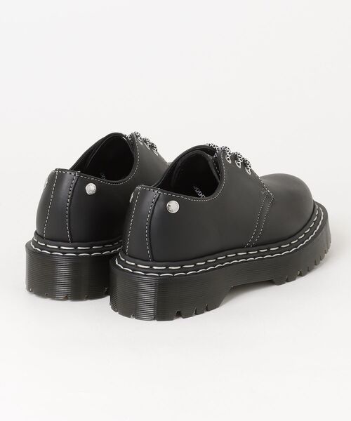 Dr. Martens(ドクターマーチン)の「Dr. Martens/ドクターマーチン 1461 BEX ホワイトダブルステッチ 3 ホール シューズ 43033001(その他シューズ・メンズ・ブラック・UK3/UK4/UK5/UK6/UK7/UK8/UK9/UK10/UK11)」の3枚目の写真