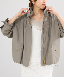 IENA | 撥水フーディーブルゾン(マウンテンパーカー)