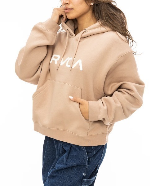RVCA（ルーカ）の「【RVCA/ルーカ】 BIG RVCA HOODIE/ロゴ　プルオーバー　パーカー・フーディー（パーカー・レディース・ホワイト/サンドベージュ/ブラック系その他・SMALL/MEDIUM）」の5枚目の写真
