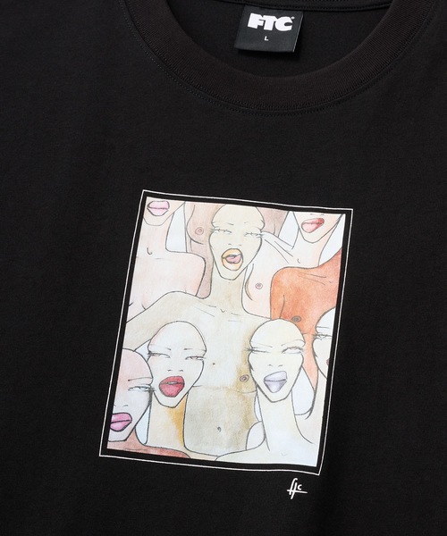 FTC（エフティーシー）の「ANDROGYNY TEE（Tシャツ/カットソー・メンズ・ブラック/ピンク/ホワイト・X-LARGE/LARGE/MEDIUM）」の5枚目の写真