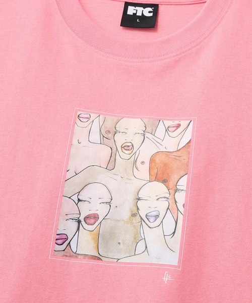 FTC（エフティーシー）の「ANDROGYNY TEE（Tシャツ/カットソー・メンズ・ブラック/ピンク/ホワイト・X-LARGE/LARGE/MEDIUM）」の6枚目の写真