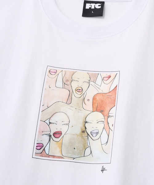 FTC（エフティーシー）の「ANDROGYNY TEE（Tシャツ/カットソー・メンズ・ブラック/ピンク/ホワイト・X-LARGE/LARGE/MEDIUM）」の4枚目の写真