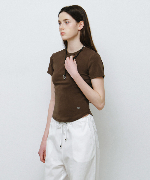 MONGDOL(モンドル)の「エッセンシャルラウンドネック半袖Tシャツ MDTS073_10 Colors(Tシャツ/カットソー・レディース・チャコールグレー/ホワイト/ブラック/ブラウン/ブルー/グリーン/レッド/ライトグレー/ネイビー/ライトピンク・SMALL/MEDIUM)」の21枚目の写真