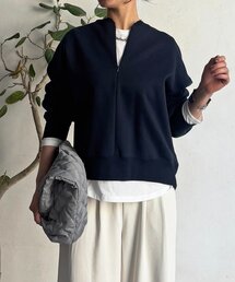 un dix cors（アンディコール）の「ハーフジッププルオーバー（Tシャツ/カットソー）」
