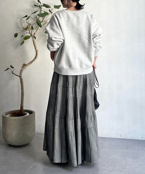 un dix cors（アンディコール）の「ハーフジッププルオーバー（Tシャツ/カットソー・レディース・ネイビー/ライトベージュ・FREE）」の9枚目の写真