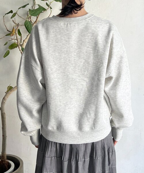 un dix cors（アンディコール）の「ハーフジッププルオーバー（Tシャツ/カットソー・レディース・ネイビー/ライトベージュ・FREE）」の12枚目の写真