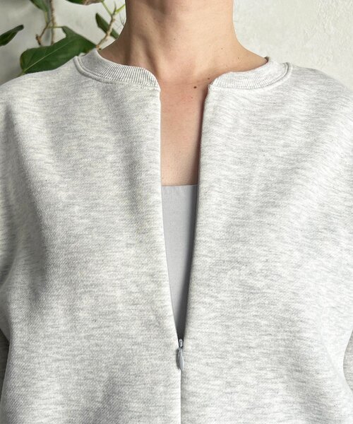 un dix cors（アンディコール）の「ハーフジッププルオーバー（Tシャツ/カットソー・レディース・ネイビー/ライトベージュ・FREE）」の14枚目の写真