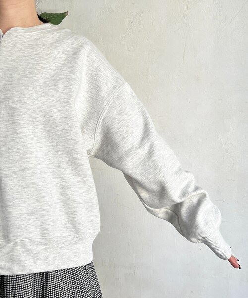 un dix cors（アンディコール）の「ハーフジッププルオーバー（Tシャツ/カットソー・レディース・ネイビー/ライトベージュ・FREE）」の15枚目の写真