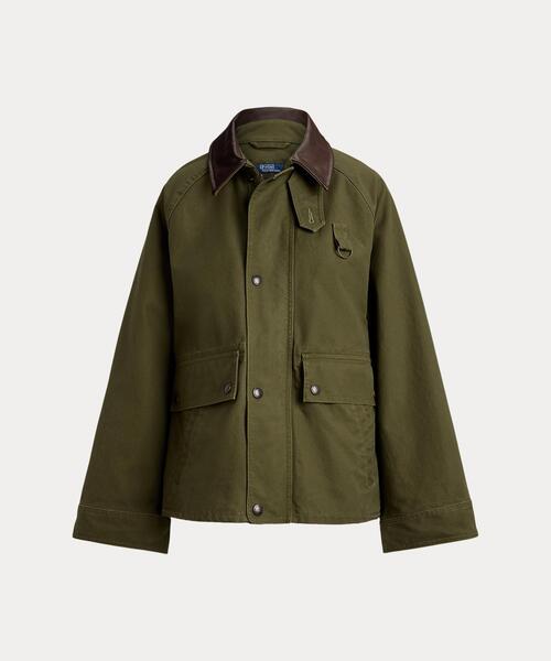 POLO RALPH LAUREN(ポロ ラルフ ローレン)の「コットン ユーティリティ ジャケット(カバーオール・レディース・グリーン系1・L/S/XS/XXS)」の2枚目の写真