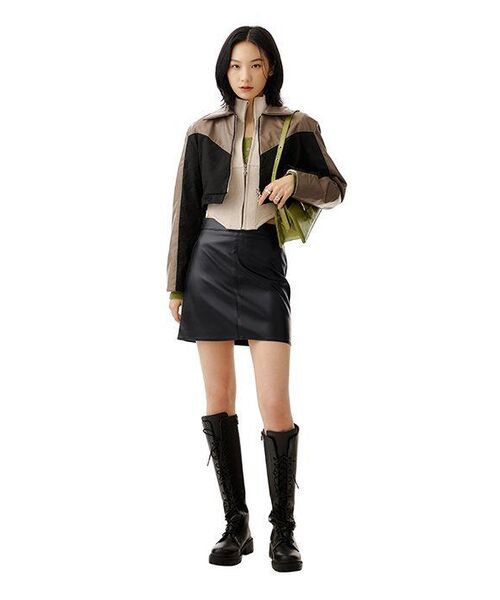 MAC MOC(マックモック)の「フィリップ チャンキーボールドソール ロングブーツ ワーカー 4cm(ブーツ・レディース・ブラック・22.5cm/23cm/24cm/24.5cm/25cm/23.5cm)」の16枚目の写真