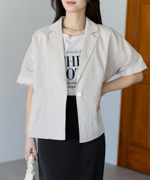 PREFERIR（プレフェリール）の「春夏対応 バックリボン ドルマンスリーブ テーラード ライトジャケット（テーラードジャケット）」