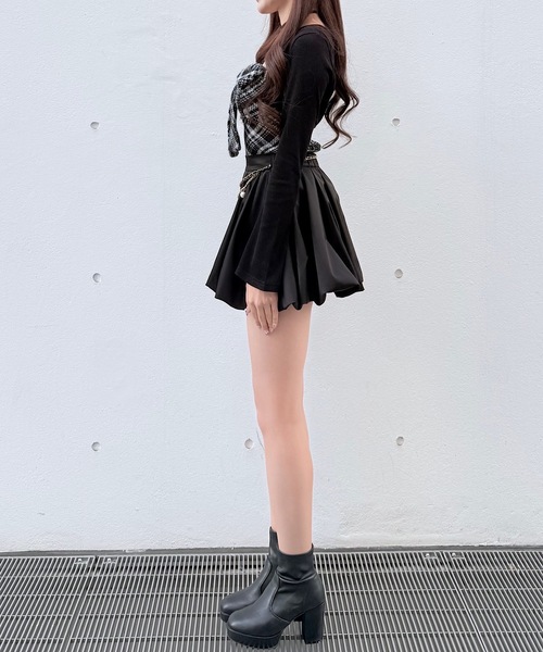 NOMAE（ノーマエ）の「ツィードリボンキャミボレロアンサンブル（Tシャツ/カットソー・レディース・アイボリー系/ブラック系その他/ブルー系その他・FREE）」の11枚目の写真