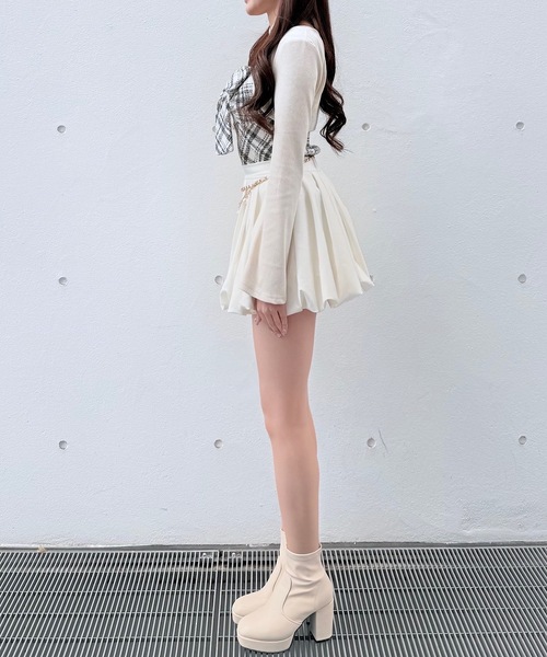 NOMAE（ノーマエ）の「ツィードリボンキャミボレロアンサンブル（Tシャツ/カットソー・レディース・アイボリー系/ブラック系その他/ブルー系その他・FREE）」の20枚目の写真