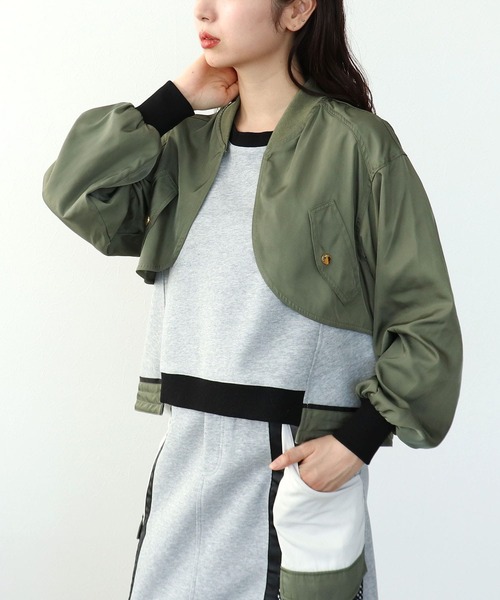 Cepica（セピカ）の「肩がけボレロプルオーバー（スウェット・レディース・グレー・FREE）」の5枚目の写真