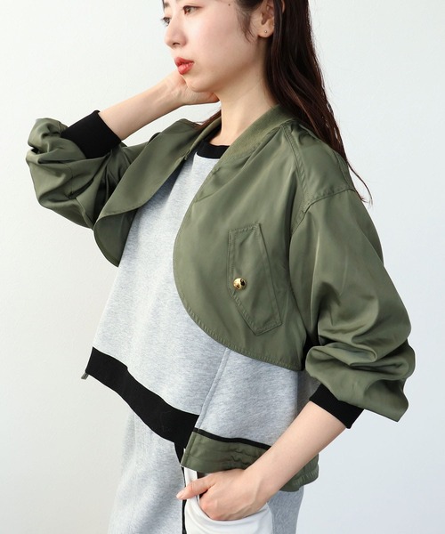 Cepica（セピカ）の「肩がけボレロプルオーバー（スウェット・レディース・グレー・FREE）」の8枚目の写真