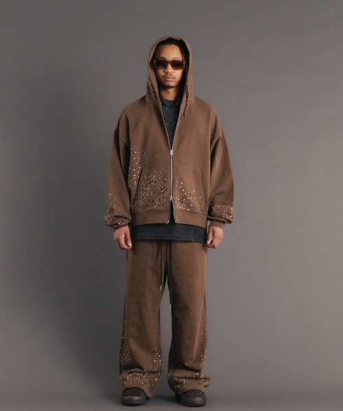 FR(13)NDS（フレンズ）の「FR(13)NDS /フレンズ/Stone Sweat Pants（スウェットパンツ・メンズ・ブラウン/グレー・M/L）」の11枚目の写真