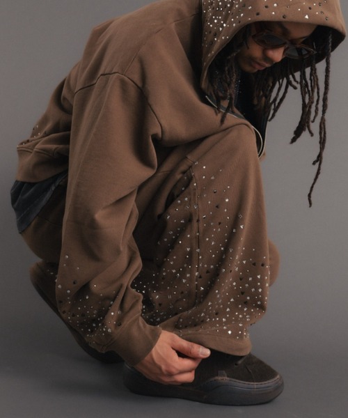 FR(13)NDS（フレンズ）の「FR(13)NDS /フレンズ/Stone Sweat Pants（スウェットパンツ・メンズ・ブラウン/グレー・M/L）」の14枚目の写真