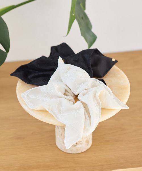 VIS（ビス）の「レースコンビシュシュ（シュシュ・レディース・キナリ/ブラック・FREE）」の14枚目の写真