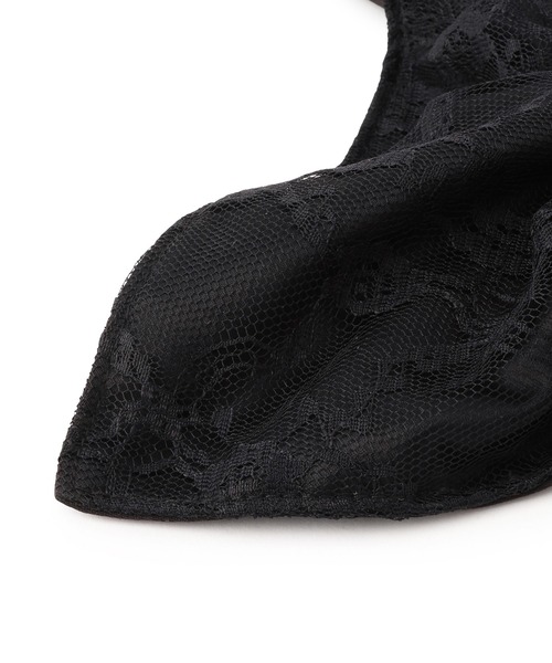 VIS（ビス）の「レースコンビシュシュ（シュシュ・レディース・キナリ/ブラック・FREE）」の4枚目の写真