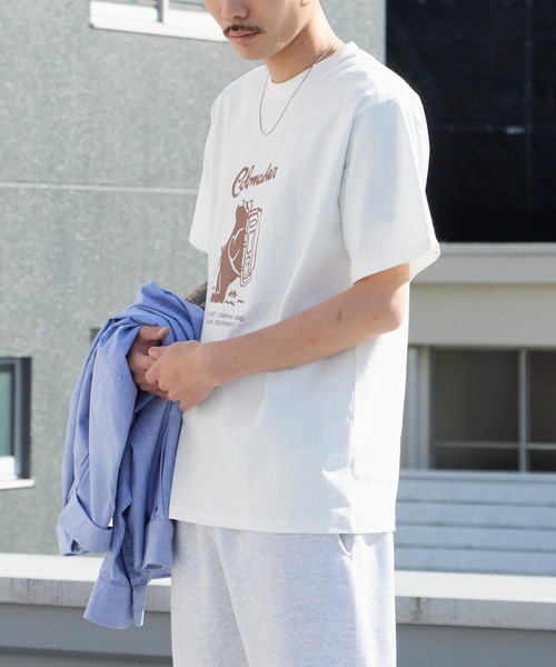 COBMASTER（コブマスター）の「COBMASTER/コブマスター COB FRONT LOGO TEE 7251 プリントデザインクルーネックＴシャツ 2026年春夏（Tシャツ/カットソー・メンズ・ホワイト/ミント/チャコール・S/M/L/XL）」の8枚目の写真