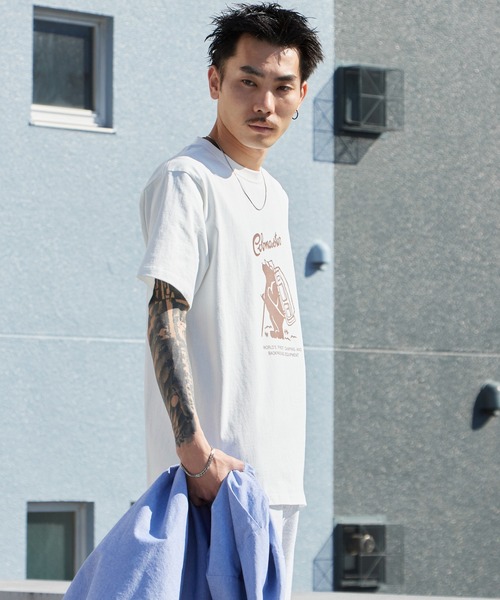 COBMASTER（コブマスター）の「COBMASTER/コブマスター COB FRONT LOGO TEE 7251 プリントデザインクルーネックＴシャツ 2026年春夏（Tシャツ/カットソー・メンズ・ホワイト/ミント/チャコール・S/M/L/XL）」の9枚目の写真