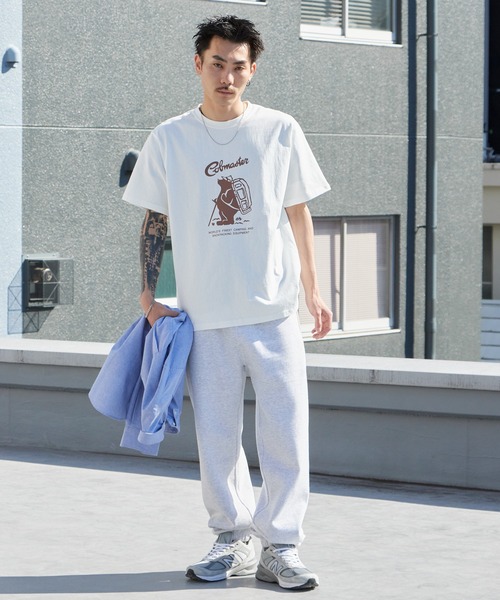 COBMASTER（コブマスター）の「COBMASTER/コブマスター COB FRONT LOGO TEE 7251 プリントデザインクルーネックＴシャツ 2026年春夏（Tシャツ/カットソー・メンズ・ホワイト/ミント/チャコール・S/M/L/XL）」の12枚目の写真