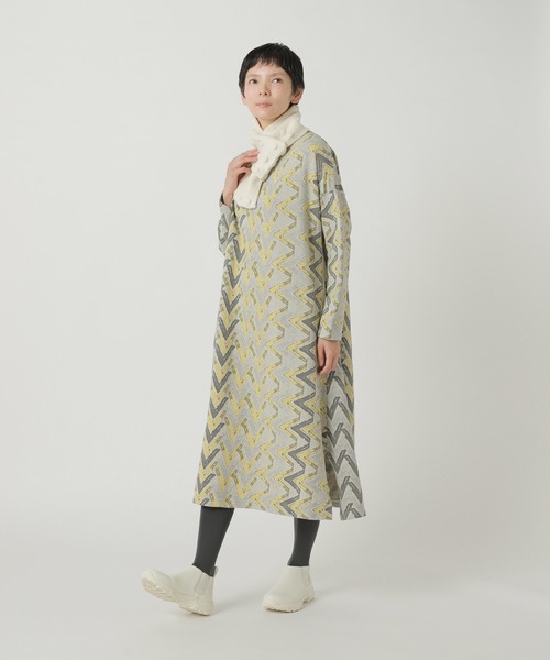 Plantation(プランテーション)の「ミックスヘリンJQ / ワンピース / S(ワンピース・レディース・チャコールグレー/イエロー・M size)」の7枚目の写真