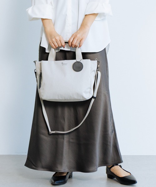 Kanana project(カナナプロジェクト)の「ショルダーバッグ サリールトーン 6L メランジ素材 20172(ショルダーバッグ・レディース・カーキ/サンドベージュ・FREE)」の10枚目の写真