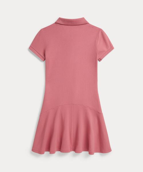 POLO RALPH LAUREN CHILDRENSWEAR(ポロ ラルフ ローレン チルドレンズウェア)の「ストレッチ メッシュ ポロ ドレス(ワンピース・キッズ・ピンク・M/L/S/XL)」の2枚目の写真