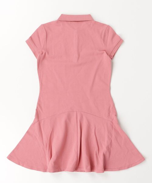 POLO RALPH LAUREN CHILDRENSWEAR(ポロ ラルフ ローレン チルドレンズウェア)の「ストレッチ メッシュ ポロ ドレス(ワンピース・キッズ・ピンク・M/L/S/XL)」の4枚目の写真