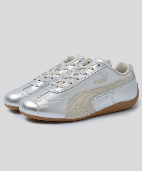 PUMA(プーマ)の「PUMA W SPEEDCAT SILVER WNS 406881-02(スニーカー・レディース・シルバー・23.5cm/24cm/24.5cm)」の4枚目の写真