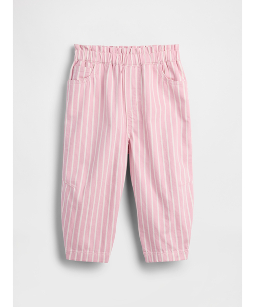 GAP(ギャップ)の「プルオン ストライプ バレルデニム (幼児・ベビー)(デニムパンツ・キッズ・ピンク系その他・100cm/90cm/70cm/80cm/95cm/105cm/110cm)」の3枚目の写真